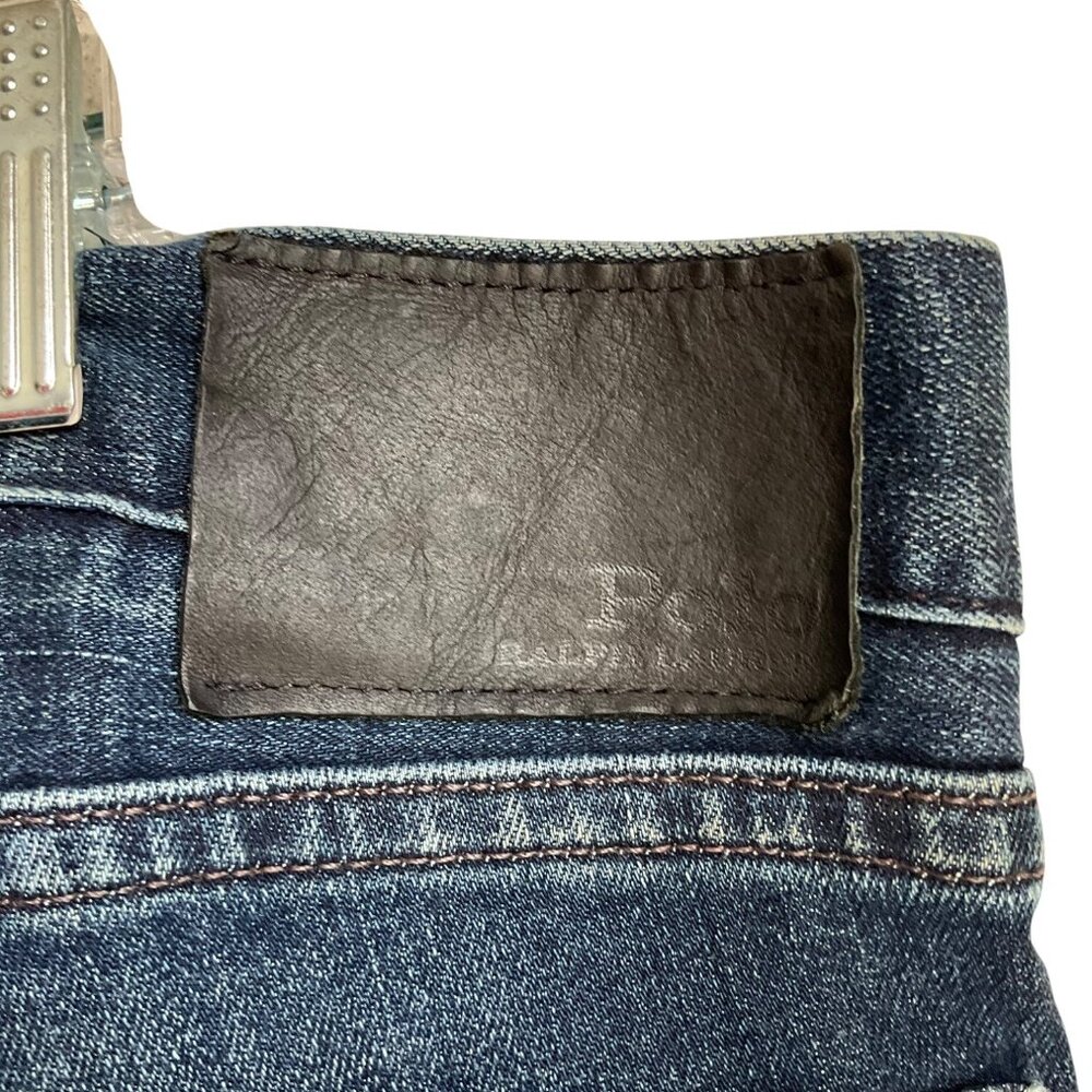 Polo Ralph Lauren Mens 40x30 The Sullivan Slim Denim Jeans Dark Wash Stretch - Picture 8 of 15